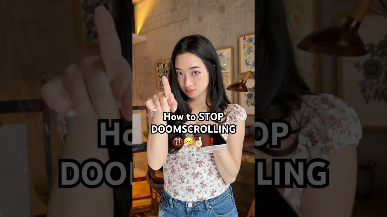 How to STOP DOOMSCROLLING NOW 🤨📵 #motivation #mindset #motivation #focus #shorts