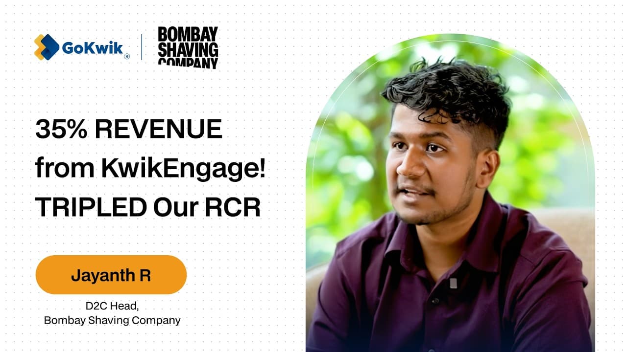 How Bombay Shaving Company Boosted Retention & Revenue with GoKwik | Ft. Jayanth R (D2C Head at BSC)