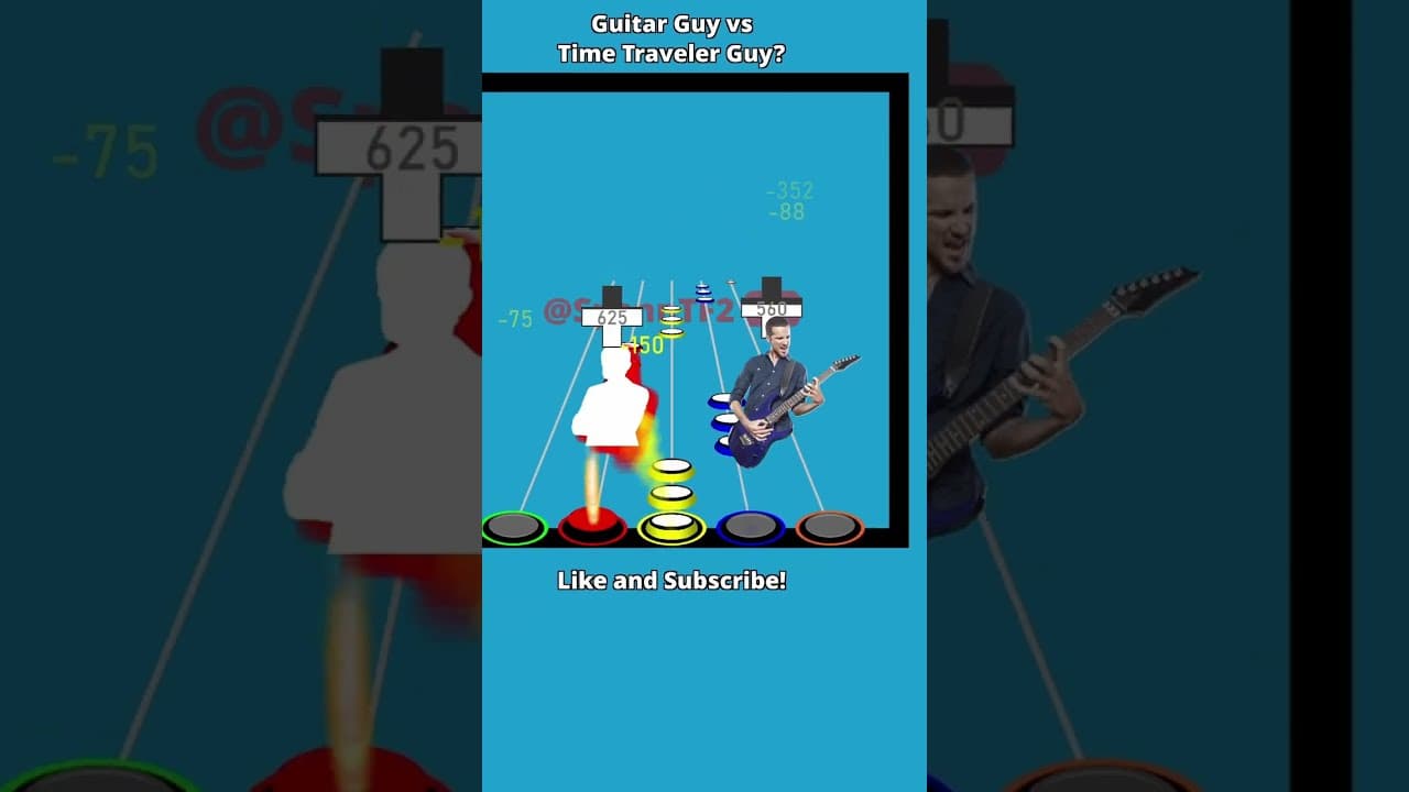 Guitar Guy vs Time Traveler Guy?
