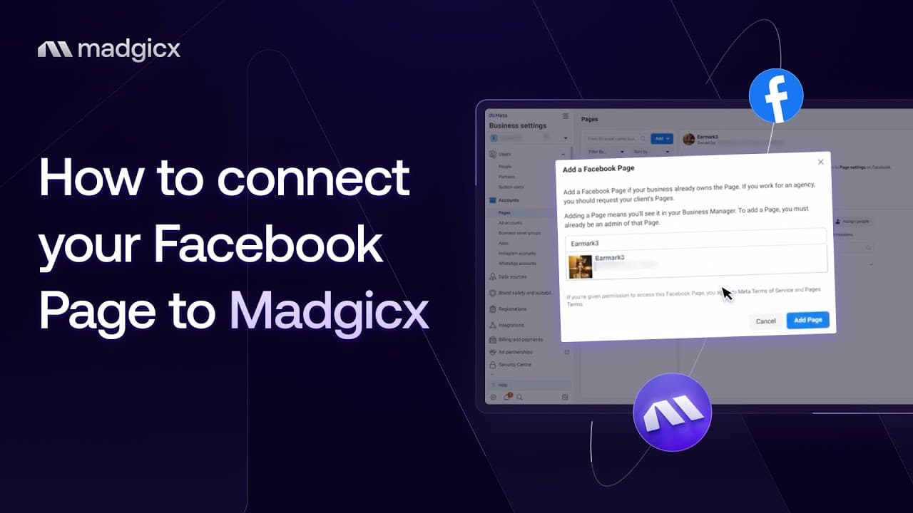 How to connect your Facebook Page to Madgicx