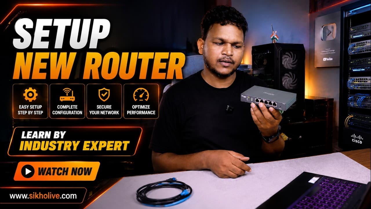ER605 VPN Router Setup Real Time Labs || SDN Integrated Router Labs | CCNA CCNP Admission Open 👍
