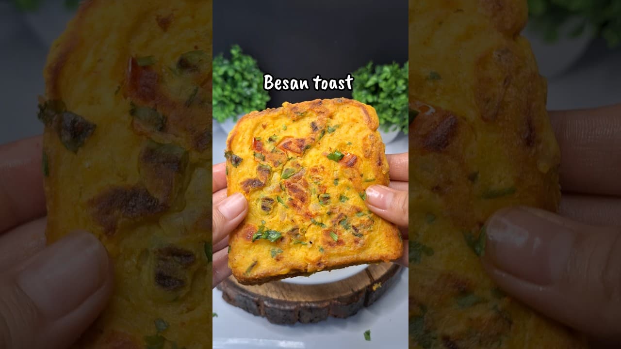 Besan toast recipe 😋❤️❤️..#shorts #reels #recipe #besantoast #toast #viral #trending #foodshorts