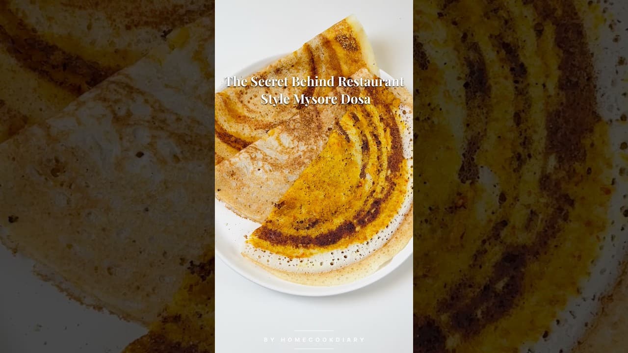 The Secret Mysore Chutney for Restaurant-Style Mysore Masala Dosa ๐ถ๏ธ | Easy Recipe#shorts