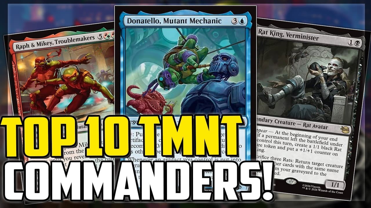 Top 10 TMNT Commanders YOU Should Build!