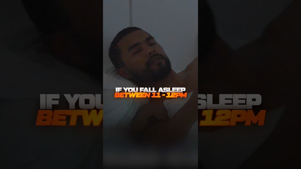 If you fall asleep between 11pm -12pm…watch this