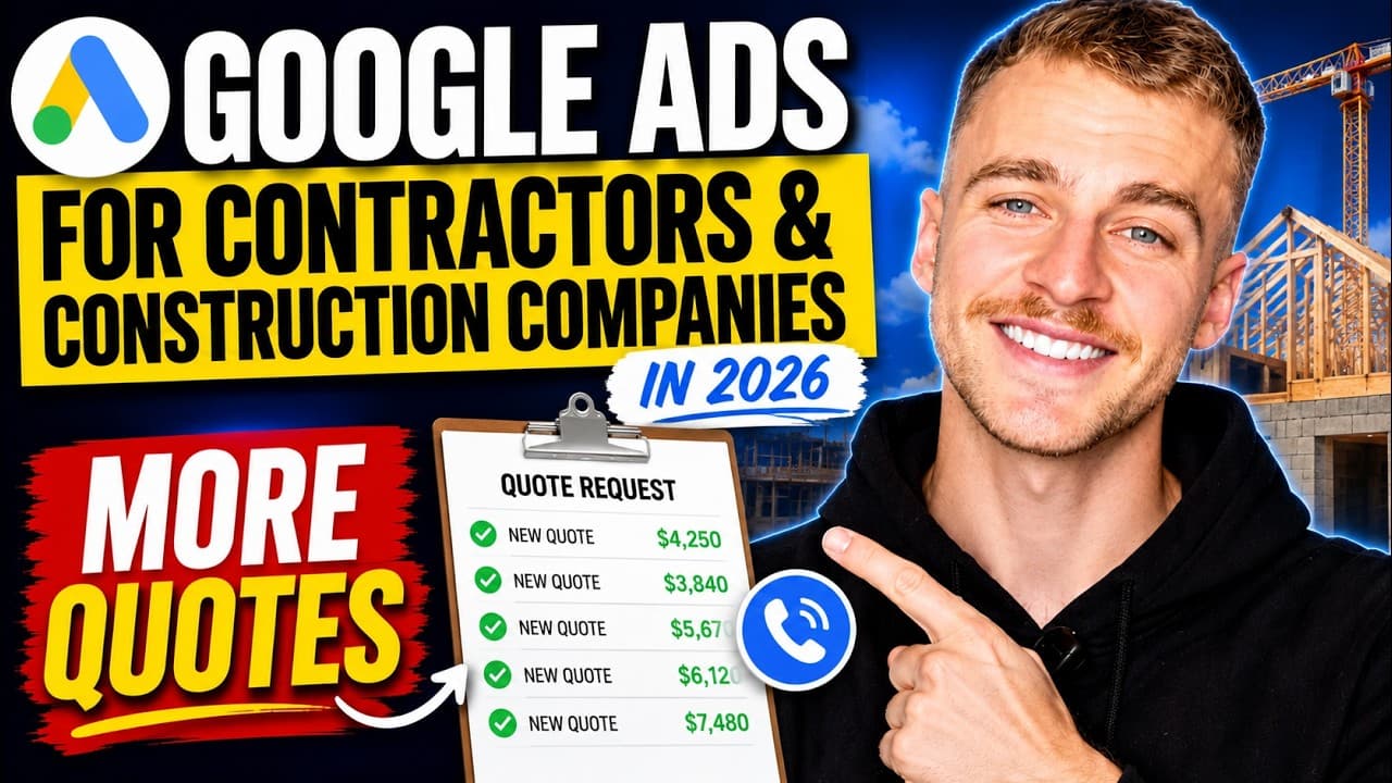 How I ACTUALLY Run Google Ads for Contractors & Construction Companies (2026)