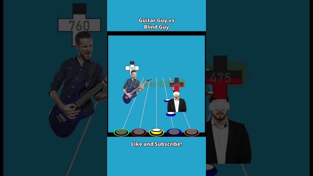 Guitar Guy vs Blind Guy