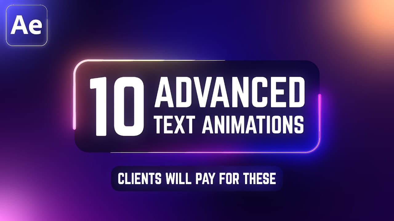 10 Text Animations Every Motion Designer Must Know | After Effects
