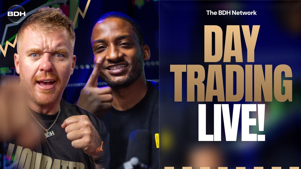 Day Trading LIVE! BDH Network! Patrick Wieland and D Money!