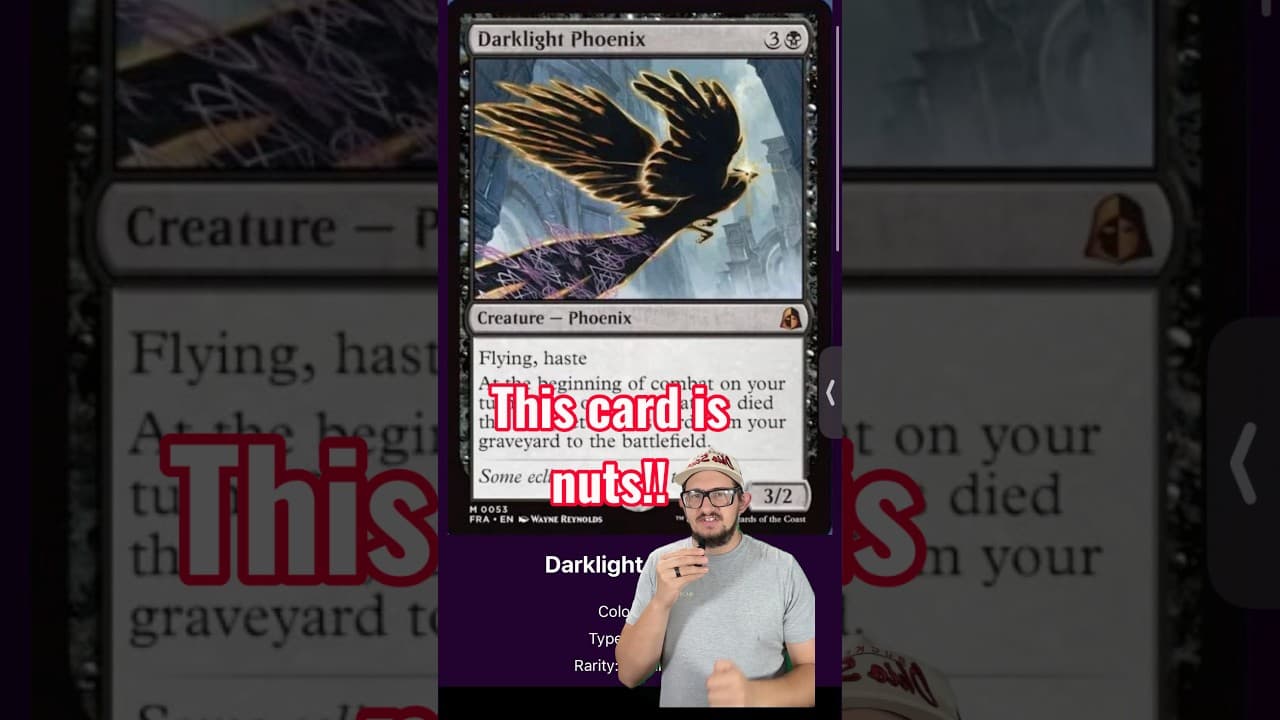 DARKLIGHT PHOENIX MIGHT BE BUSTED!! #reels #mtg #shorts #standard #competitive