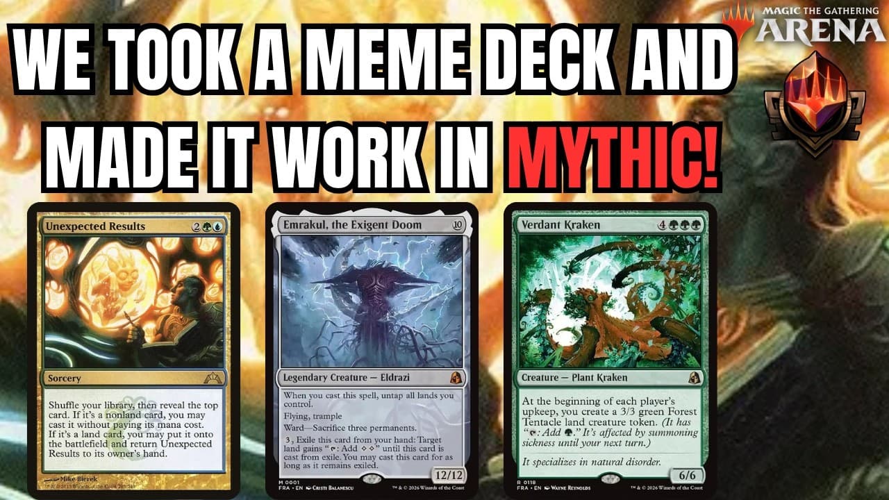 We Took a Meme Deck and Made It Win in Mythic! | Simic Results | Pioneer MTGA