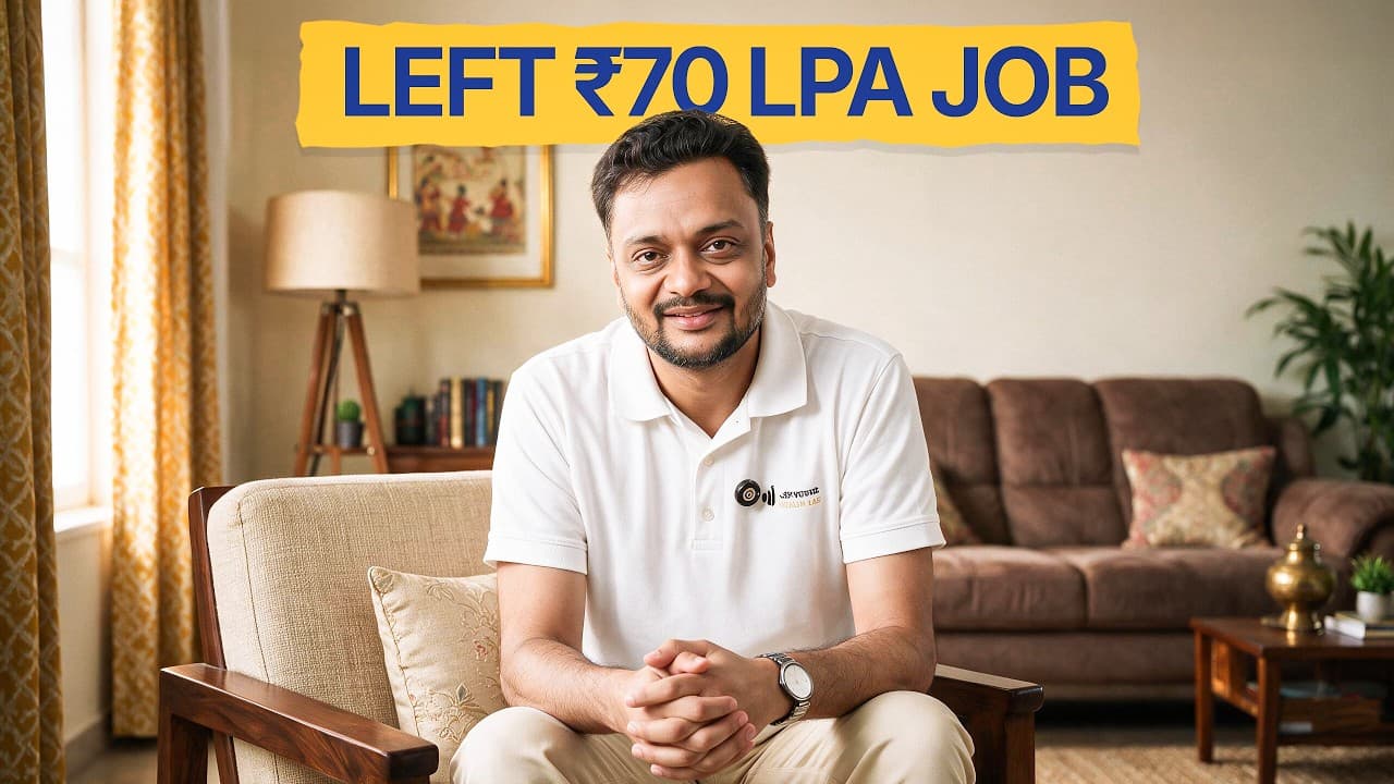He Left a ₹70L Job and Closed ₹300 Crore in 18 Months