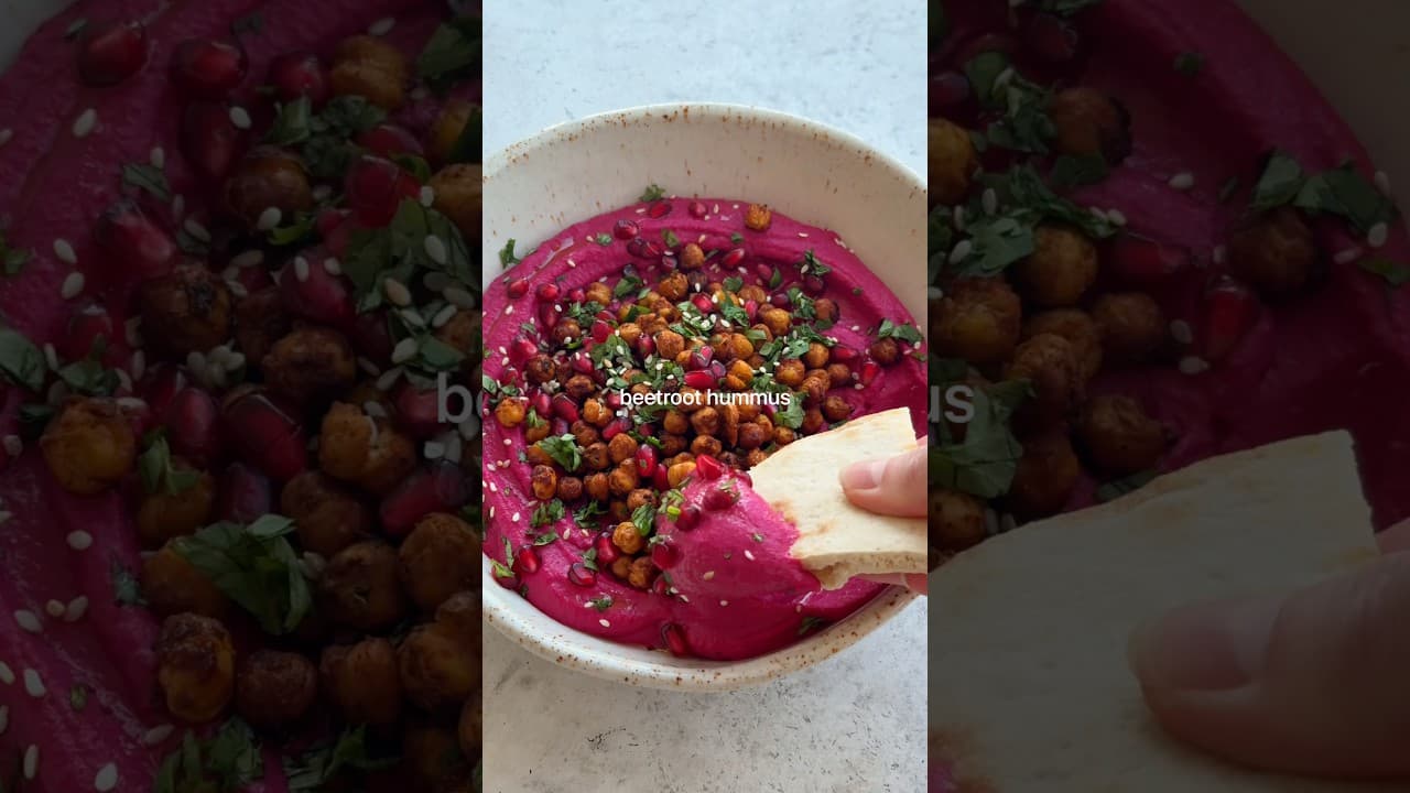 Beetroot hummus 
