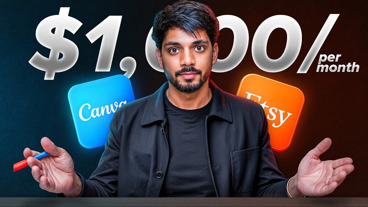 How To Make Your First $1,000 Selling Canva Templates On Etsy (Complete Roadmap)