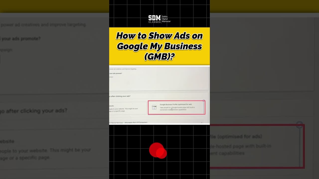 How to Show Ads on Google My Business (GMB)? ๐ | AI Powered Performance Marketing Course in Telugu