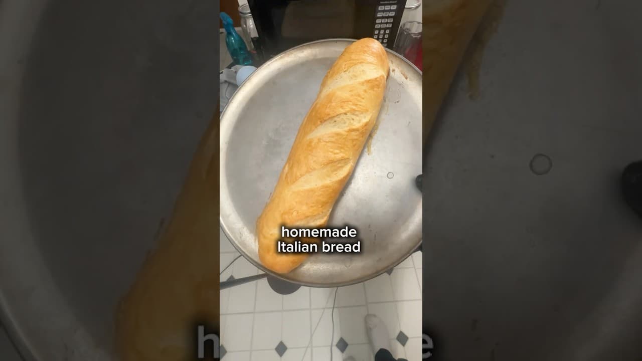 Homemade Italian bread recipe #homemade #bread #baking #recipes #recipe