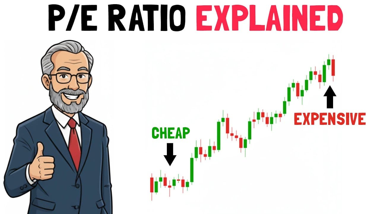 What is Price to Earnings Ratio (P/E) of a Stock? (Value Investing for Beginners)