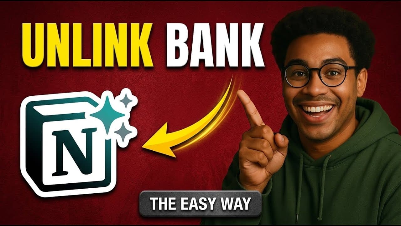 How to Remove Bank Account from Notion AI 2026 - Not Supported Fix
