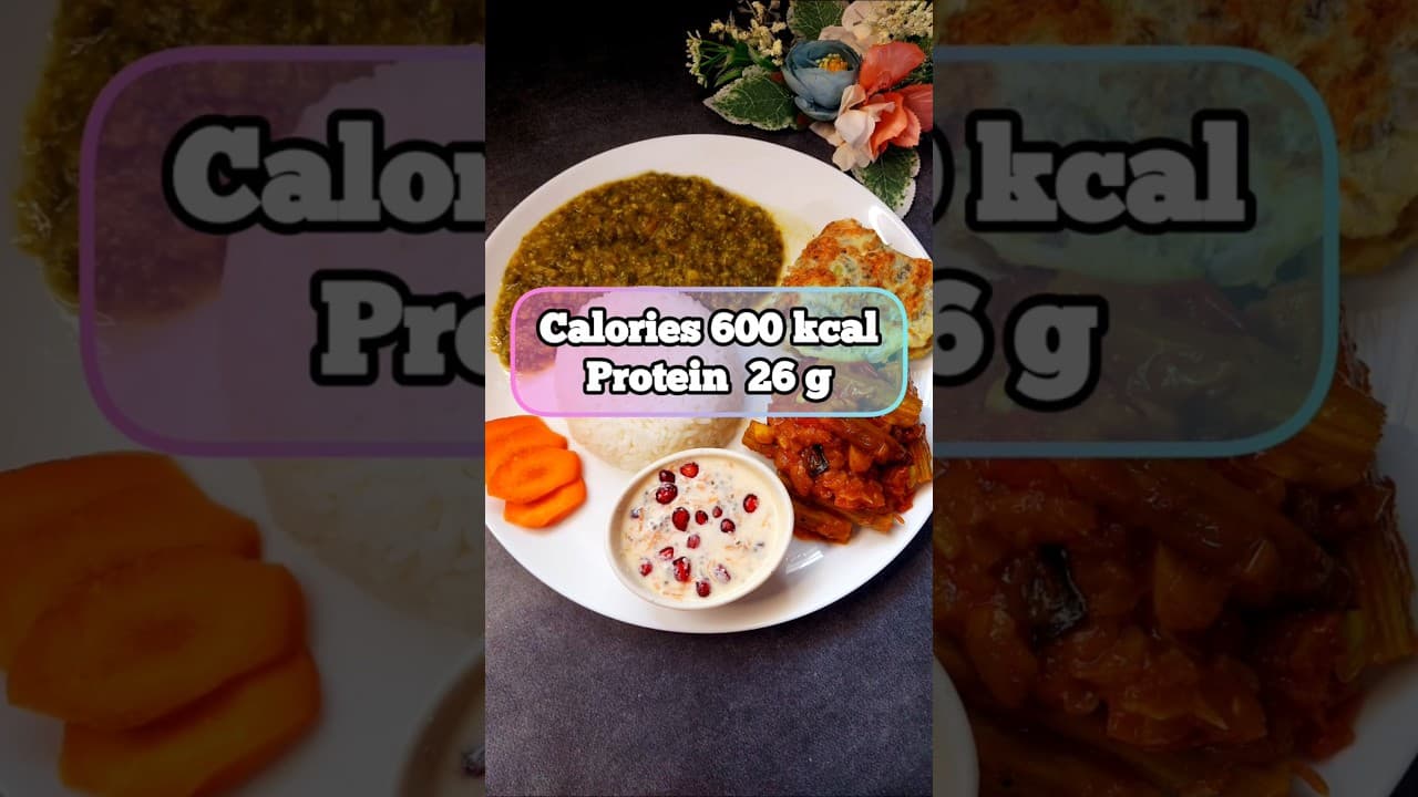 Eat This for Weight Loss ๐ Healthy Lunch Plate #Shorts