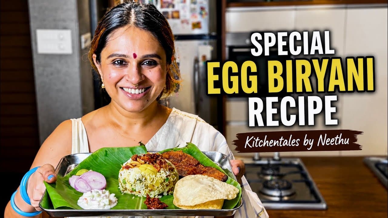 Special egg biriyani recipe | Kitchen tales by Neethu