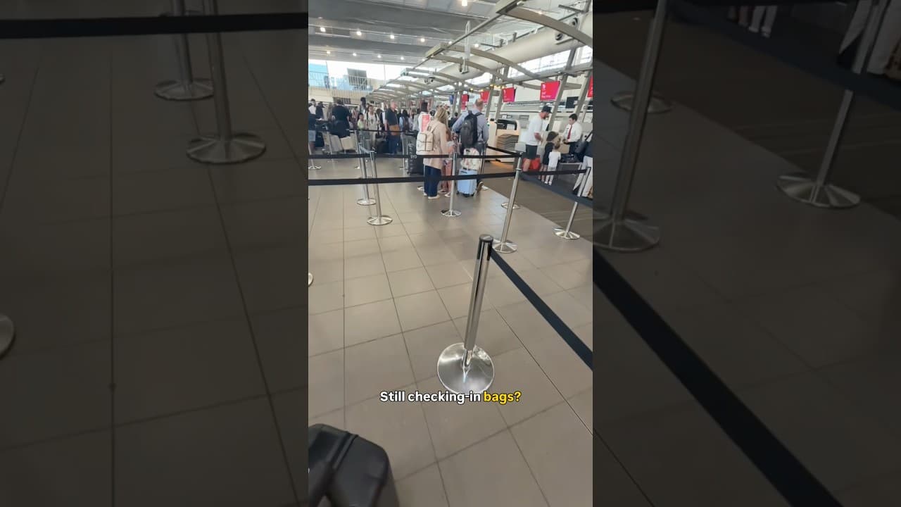 Still checking in bags? 👀
