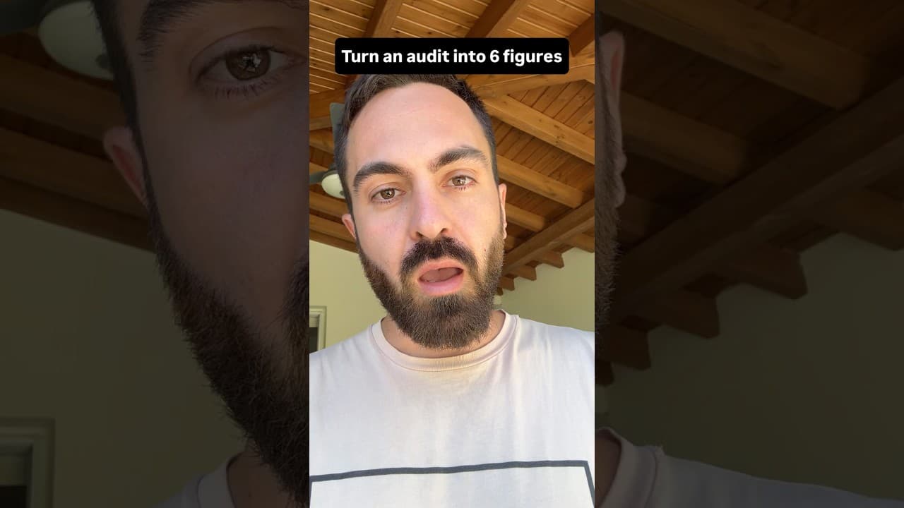 Turn audit into 6 figures #digitalcreator #entrepreneur #marketing #business #ai