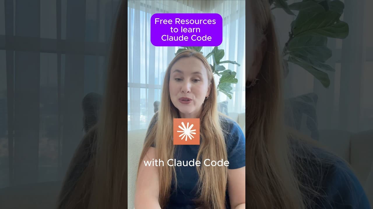 Free resources to learn Claude Code