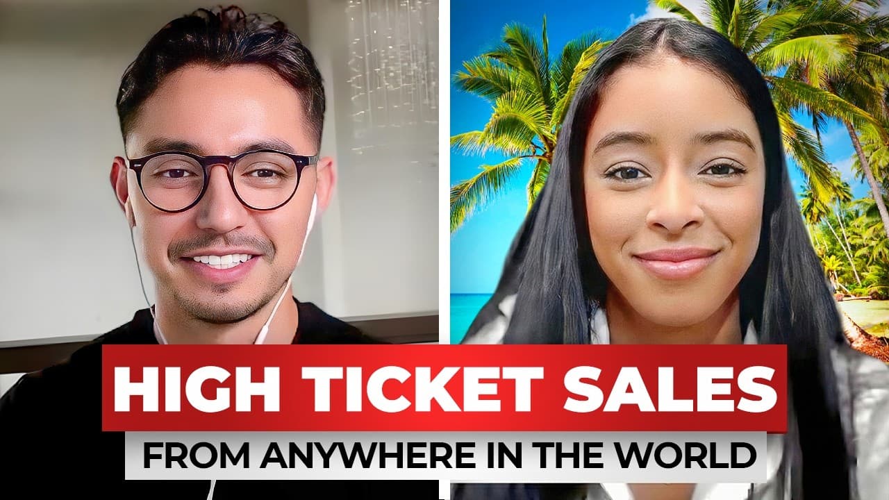 How She Quit Her 9-5 and Now Makes Money From Anywhere in the World (High-Ticket Sales)