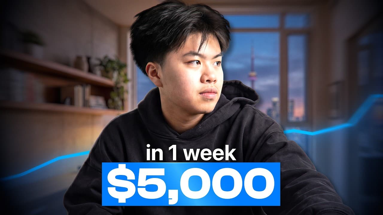 How This High Schooler Made $5k in One Week