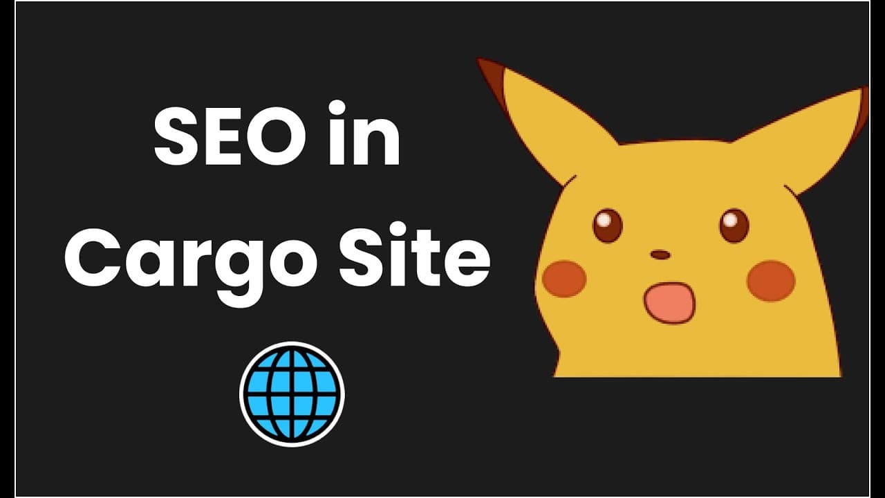 SEO in Cargo Site