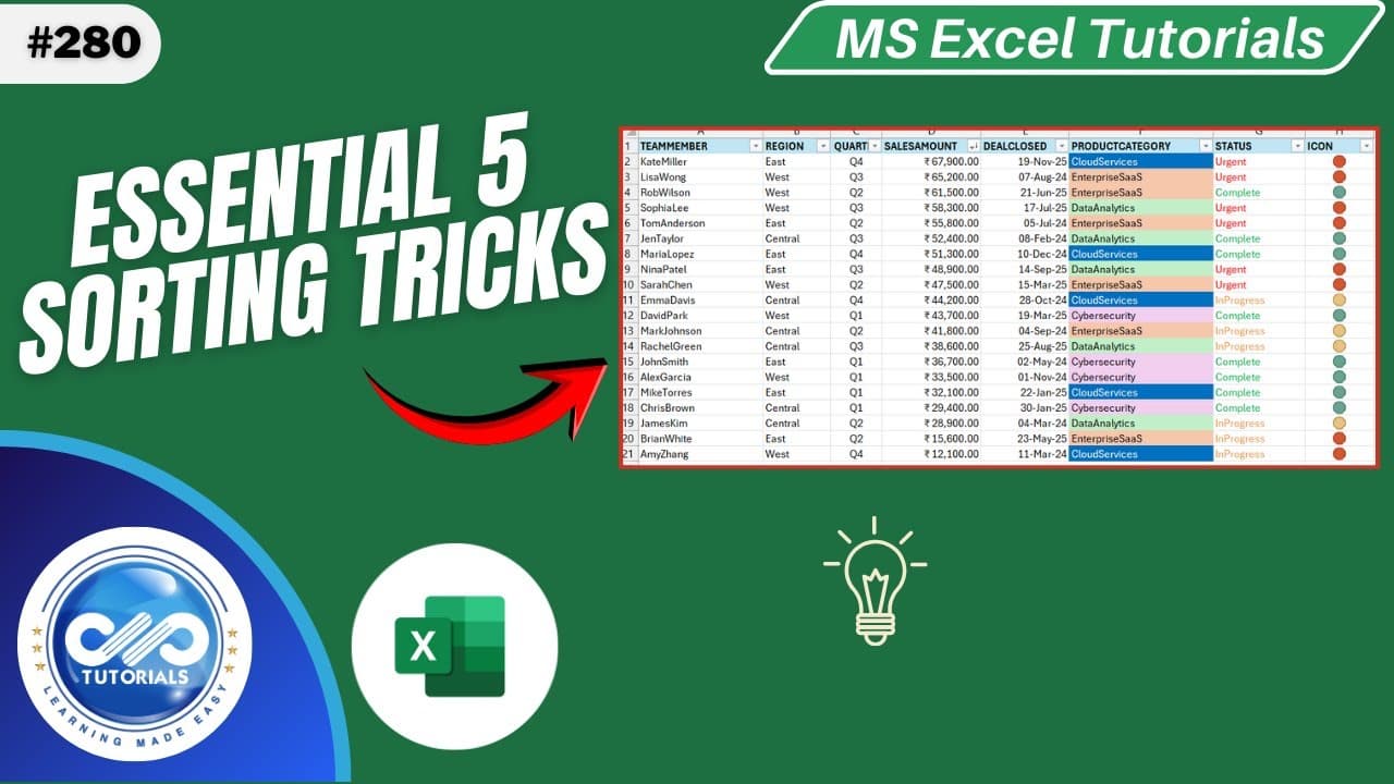 Stop Sorting Excel Wrong (This Changes Everything)