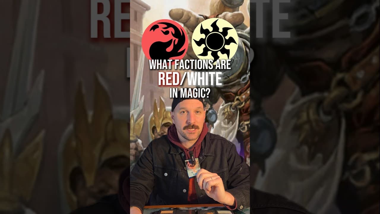 What are the lore factions that use the red and white colorpair in magic the gathering?