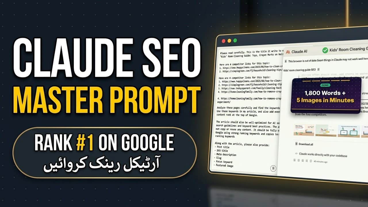 Claude AI SEO Article Writing Prompt for Beginners