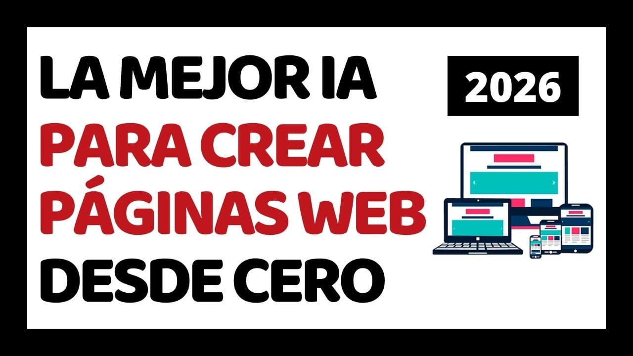 La Mejor IA Para Crear Páginas Web 2026
