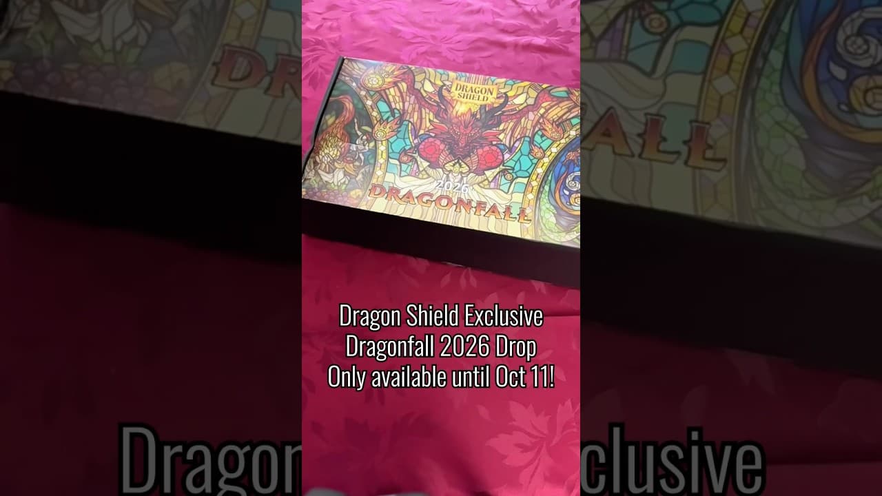 😍DRAGONFALL exclusive drop is HERE @DragonShieldOfficial #sponsored