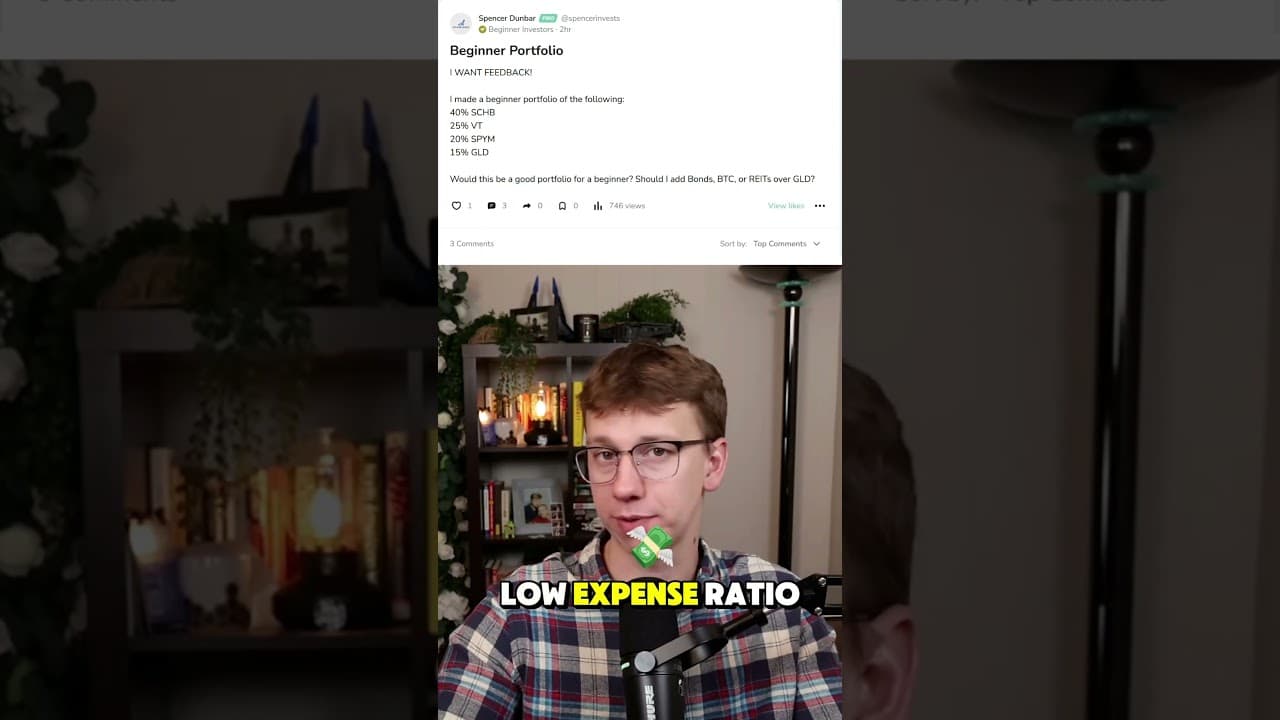 This is the PERFECT Portfolio for a stock market beginner! #stocks #beginner #blossom