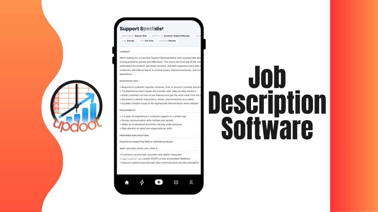 Updoot Job Description Software Demo