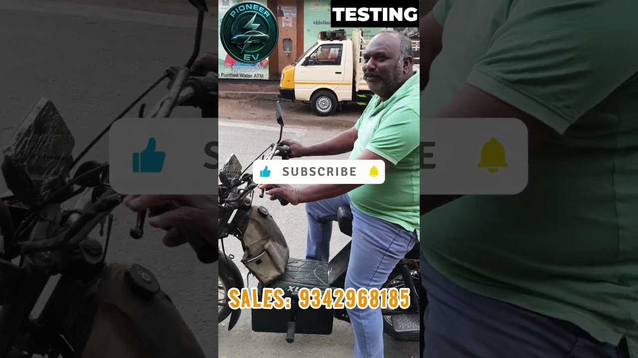 TVS XL Converted to Electric โก Affordable EV Conversion | Pioneer EV 9342968185 TVS XL Electric Kit