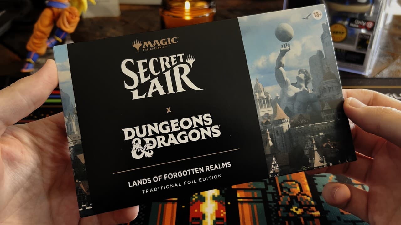 Dungeons & Dragons Lands of Forgotten Realms Secret Lair Opening