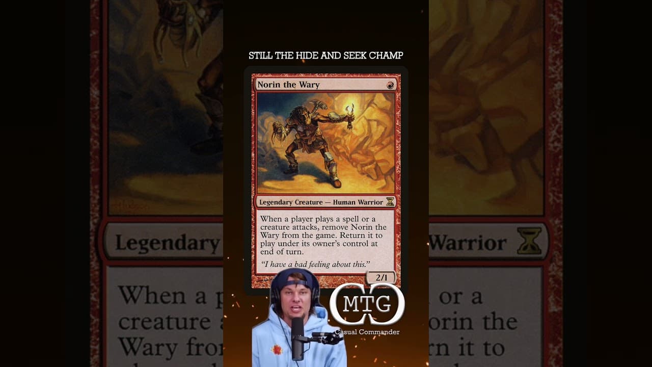 Norin the Wary is the champ - MTG Casual Commander #mtg #memes #theovon #hideandseekgame #norin