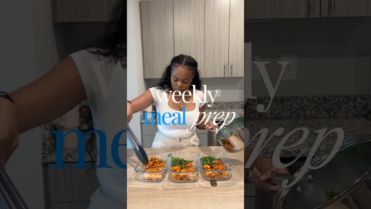 weekly meal prep 🥘