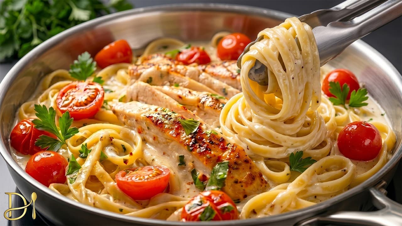 Incredibly delicious chicken pasta in 15 minutes‼️ The most delicious dinner you have ever eaten!
