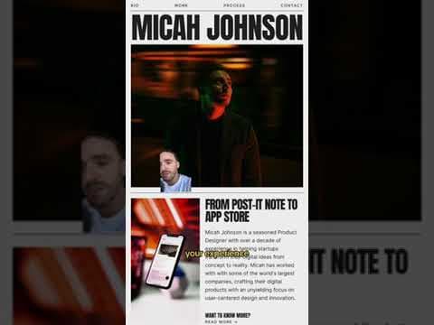 This is The EASIEST Web Layout for Design Portfolios