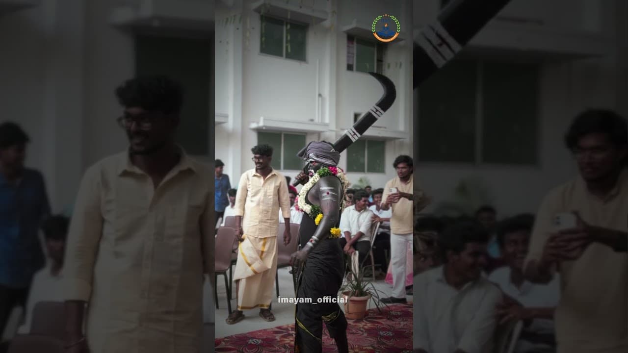 Karuppan Arrival | Powerful Entry at Muthamizh Vizha | Imayam Institute of Agriculture & Technology