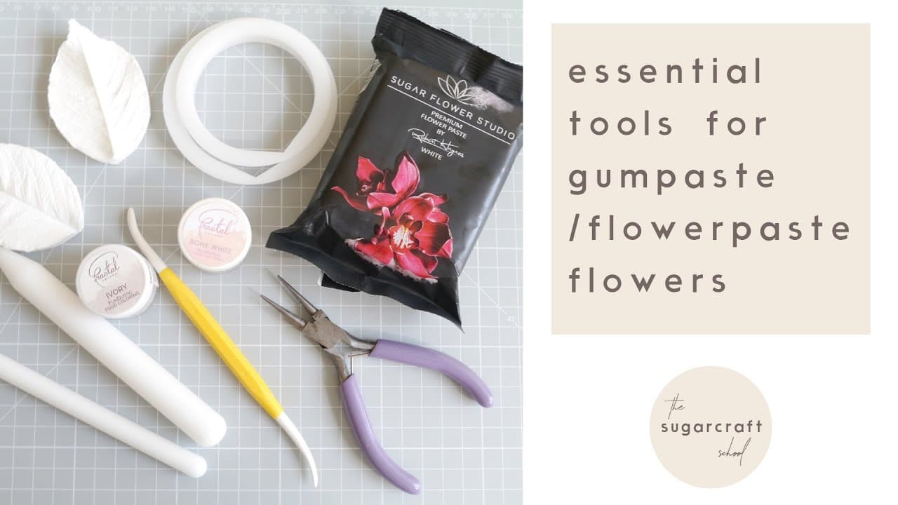 My essential toolkit for making gumpaste / flowerpaste / sugar flowers