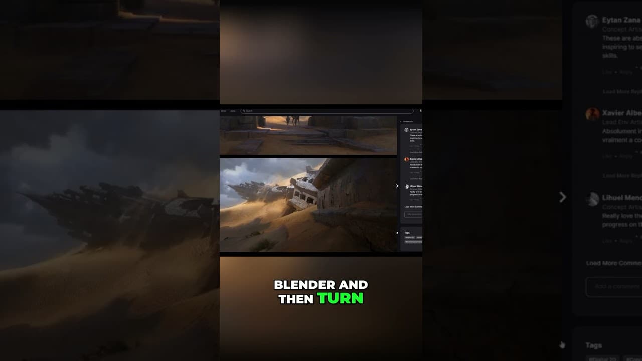 3D Art Mastery: 3D Coat, Blender, Photoshop Techniques Revealed #shorts