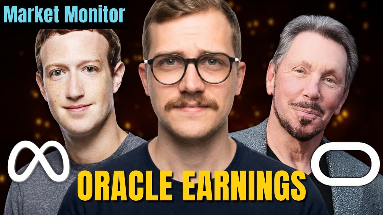 Oracle Earnings LIVE, META Upgrades, NVDA & PLTR Team Up | Market Monitor