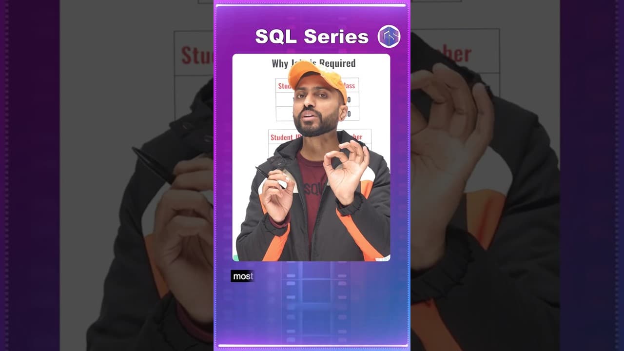 Why SQL Joins Are So Important? #sql #sqljoins @GateSmashers