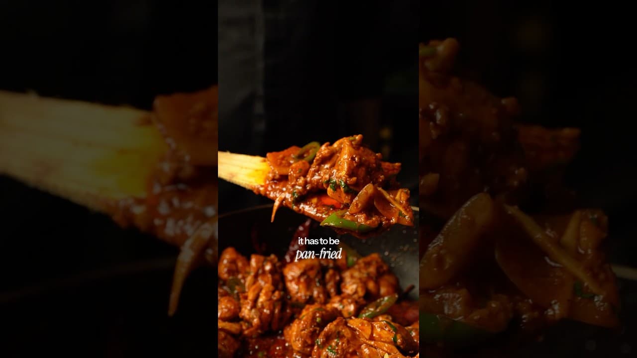 Pan Fried Garlic Chilli Chicken