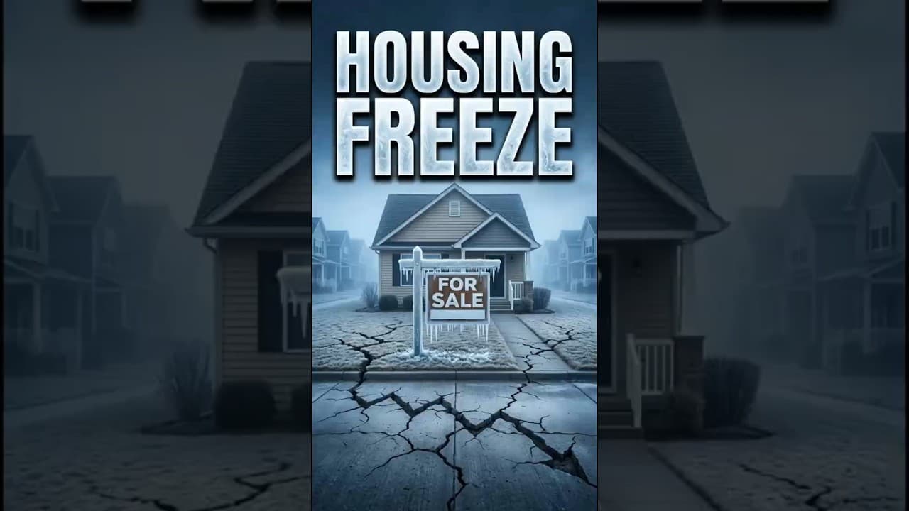 The Housing Market Is Frozen #PeterSchiff #HousingMarket #EconomicCrisis